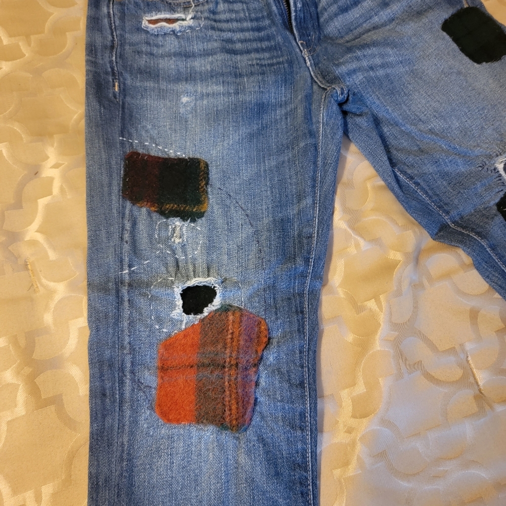 Patchwork Jeans- Rl - image 1
